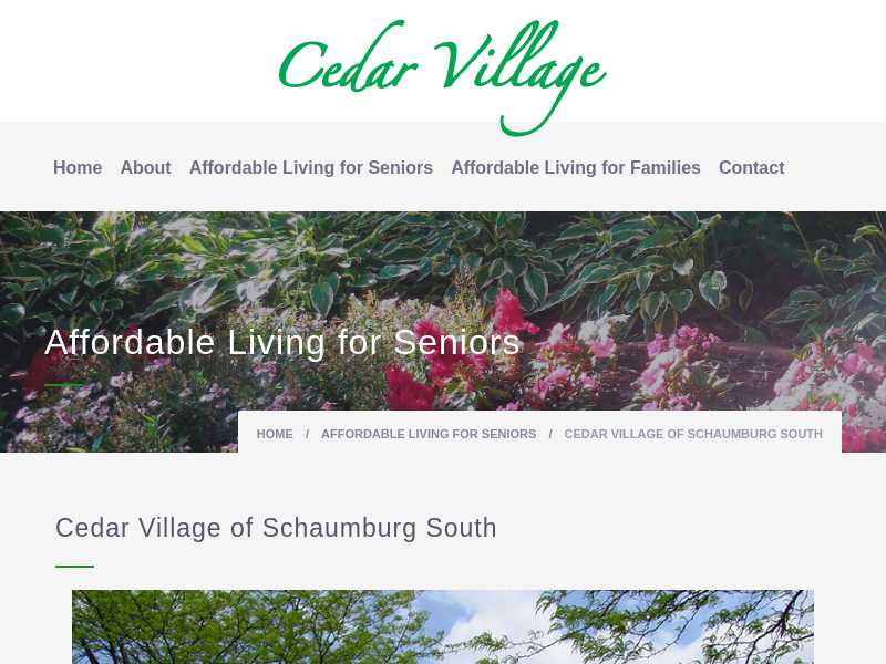 Cedar Village Of Schaumburg South