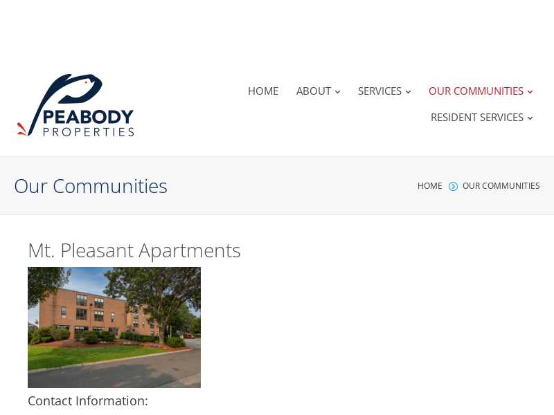 Mt Pleasant Apartments