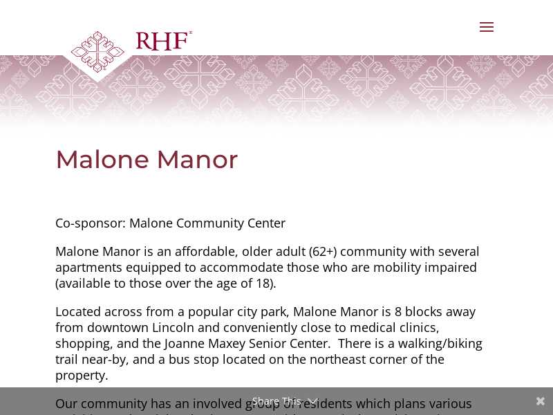 Malone Manor