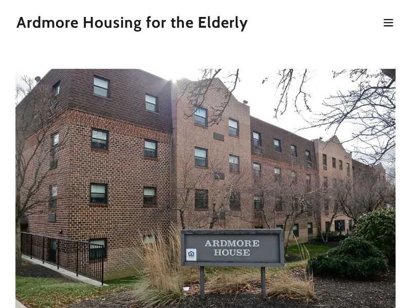 Ardmore Housing For The Senior