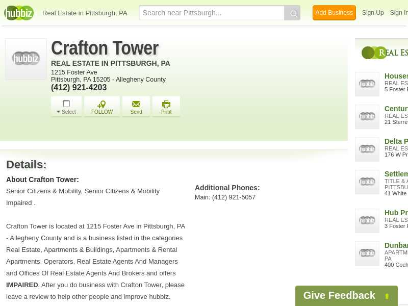 Crafton Towers