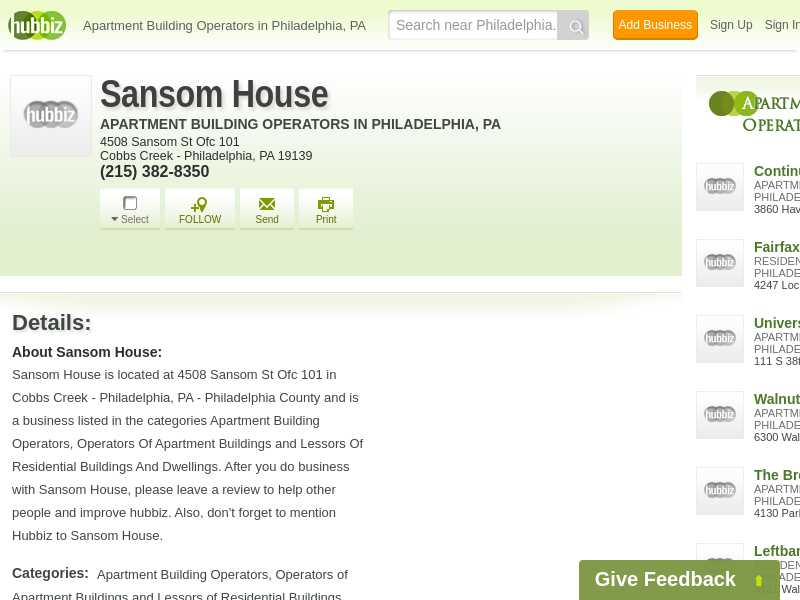 Sansom House