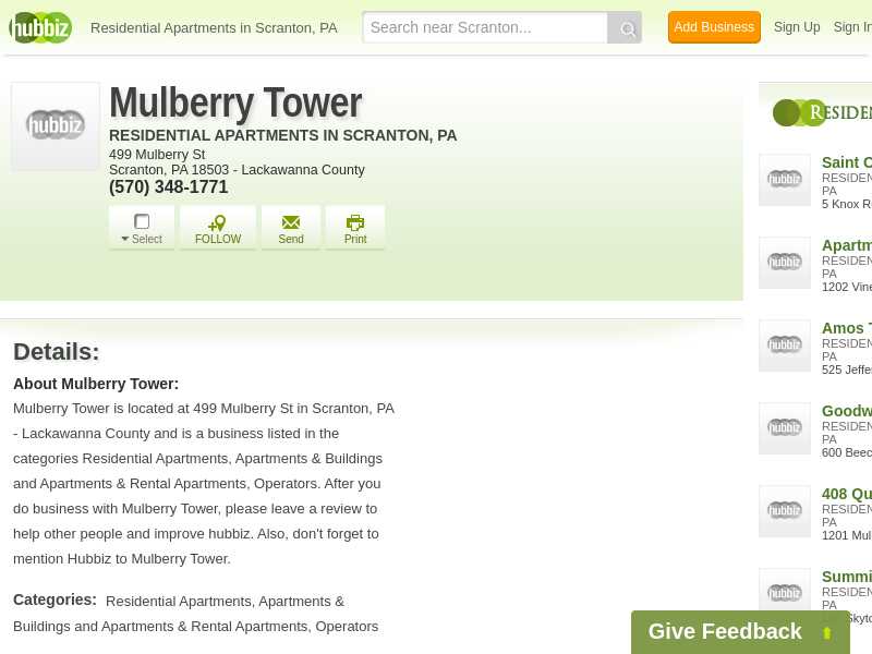 Mulberry Tower