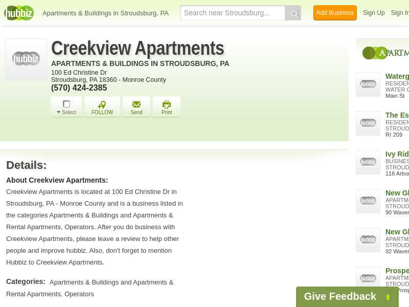 Creekview Apartments