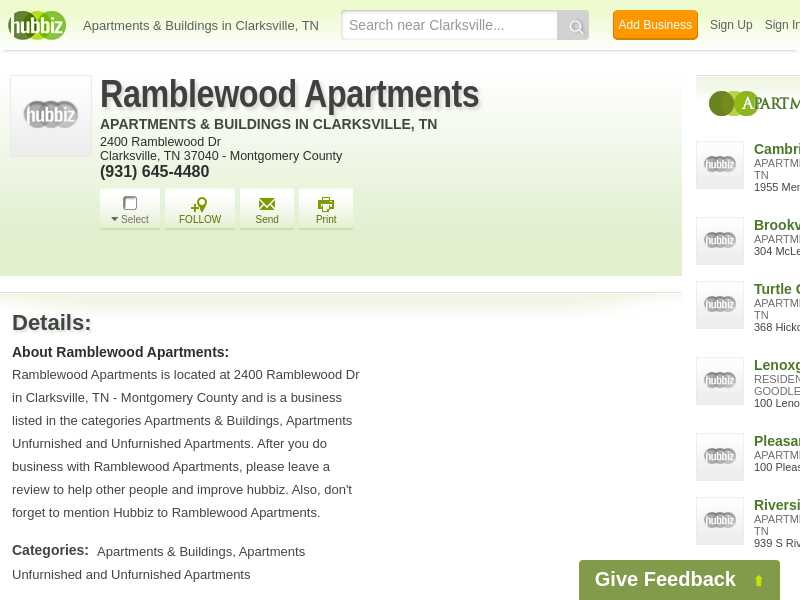 Ramblewood Apartments