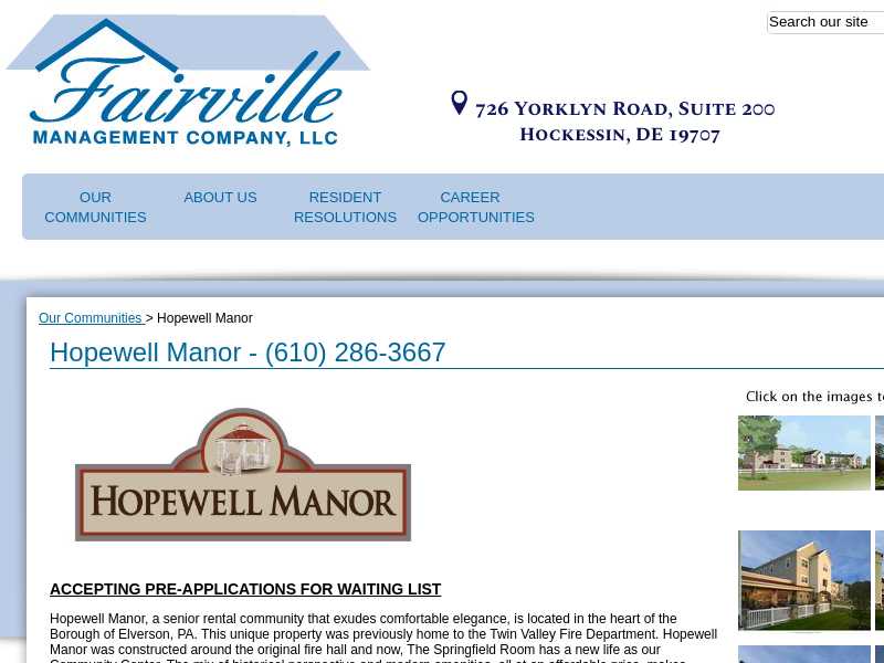 Hopewell Manor Senior Affordable Apartments
